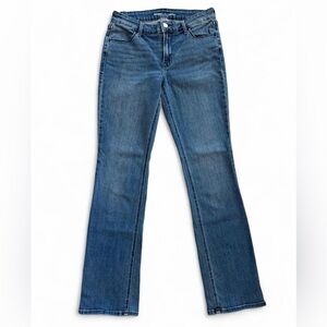 Classic Blue Mid Rise Women's Bootcut Jeans